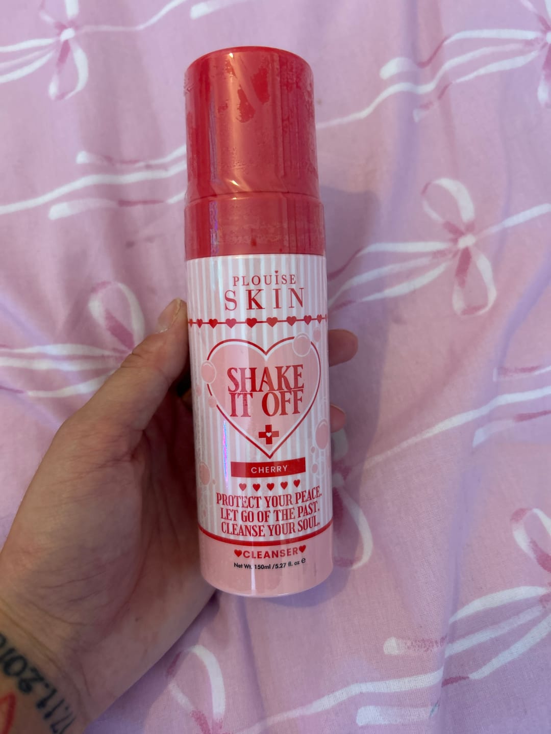 Customer photo review of Shake It Off Foaming Face Cleanser