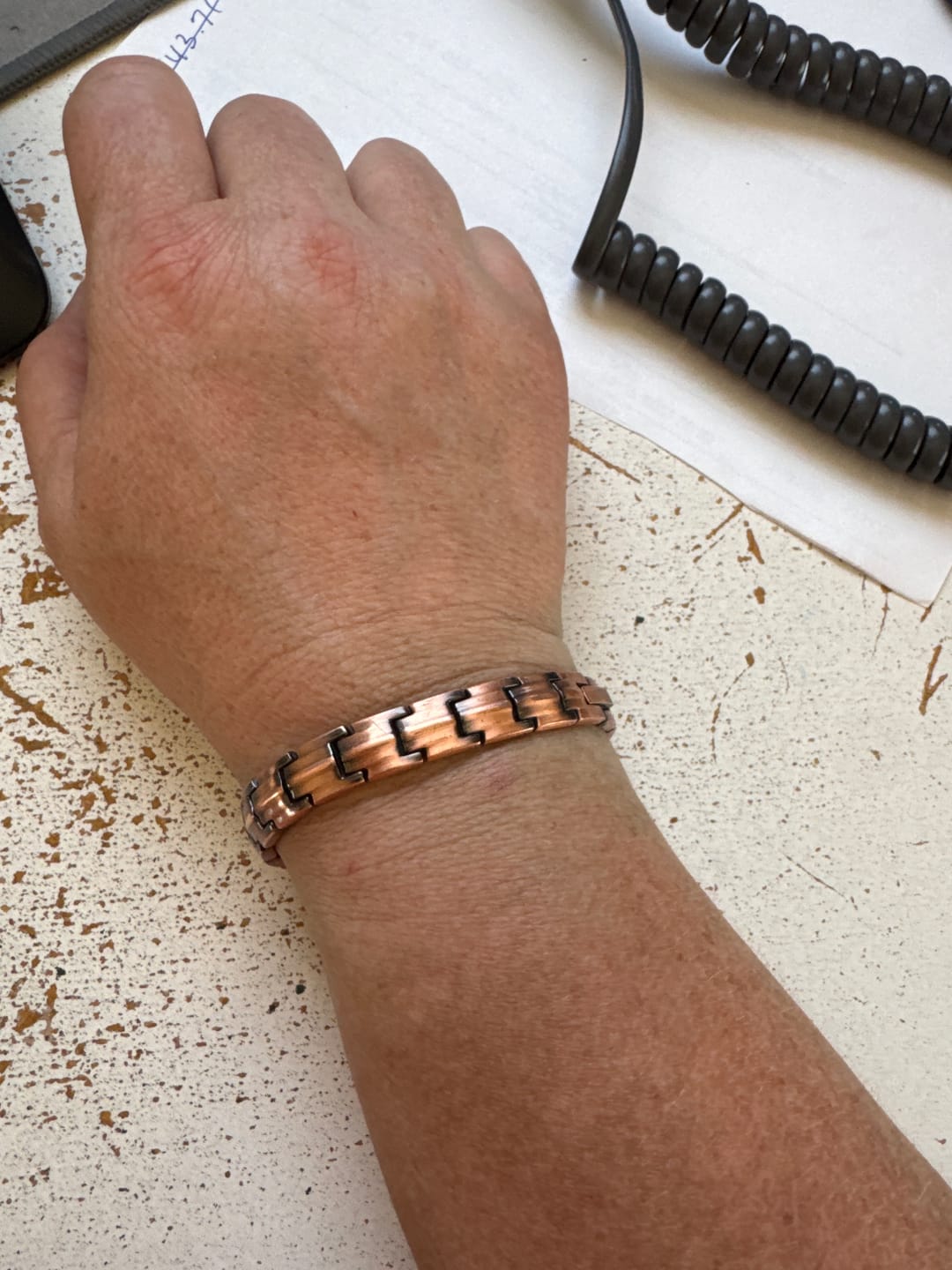 Customer photo review of Men And Ladies Copper Bracelet Package 2