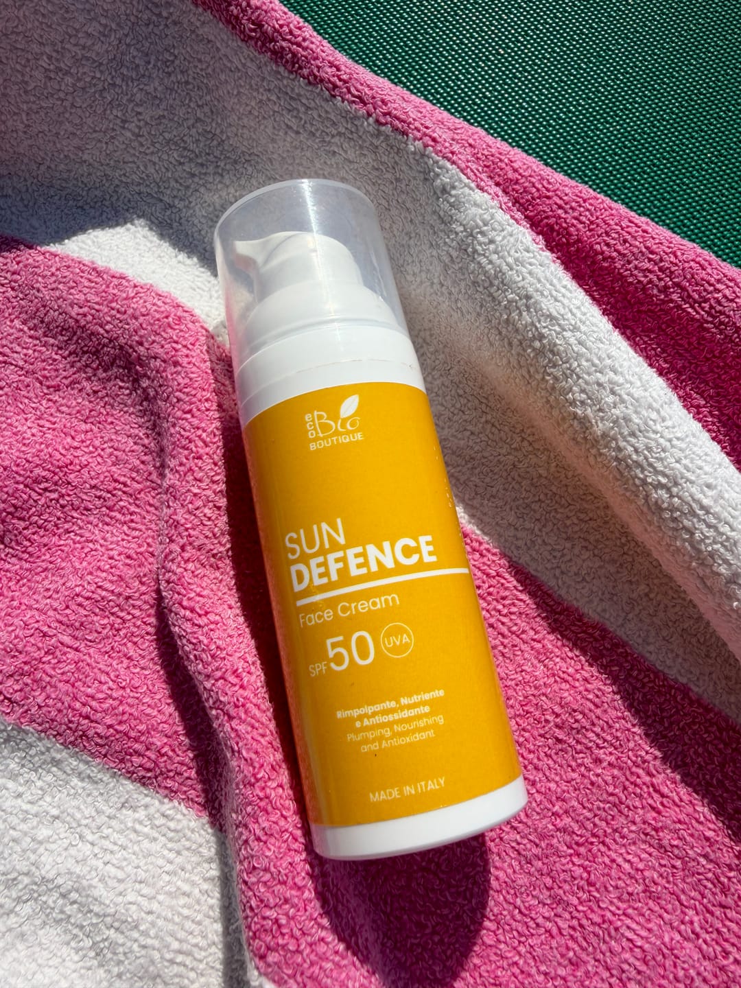 Customer photo review of Sunscreen Face Cream SPF50 - Sun Defence