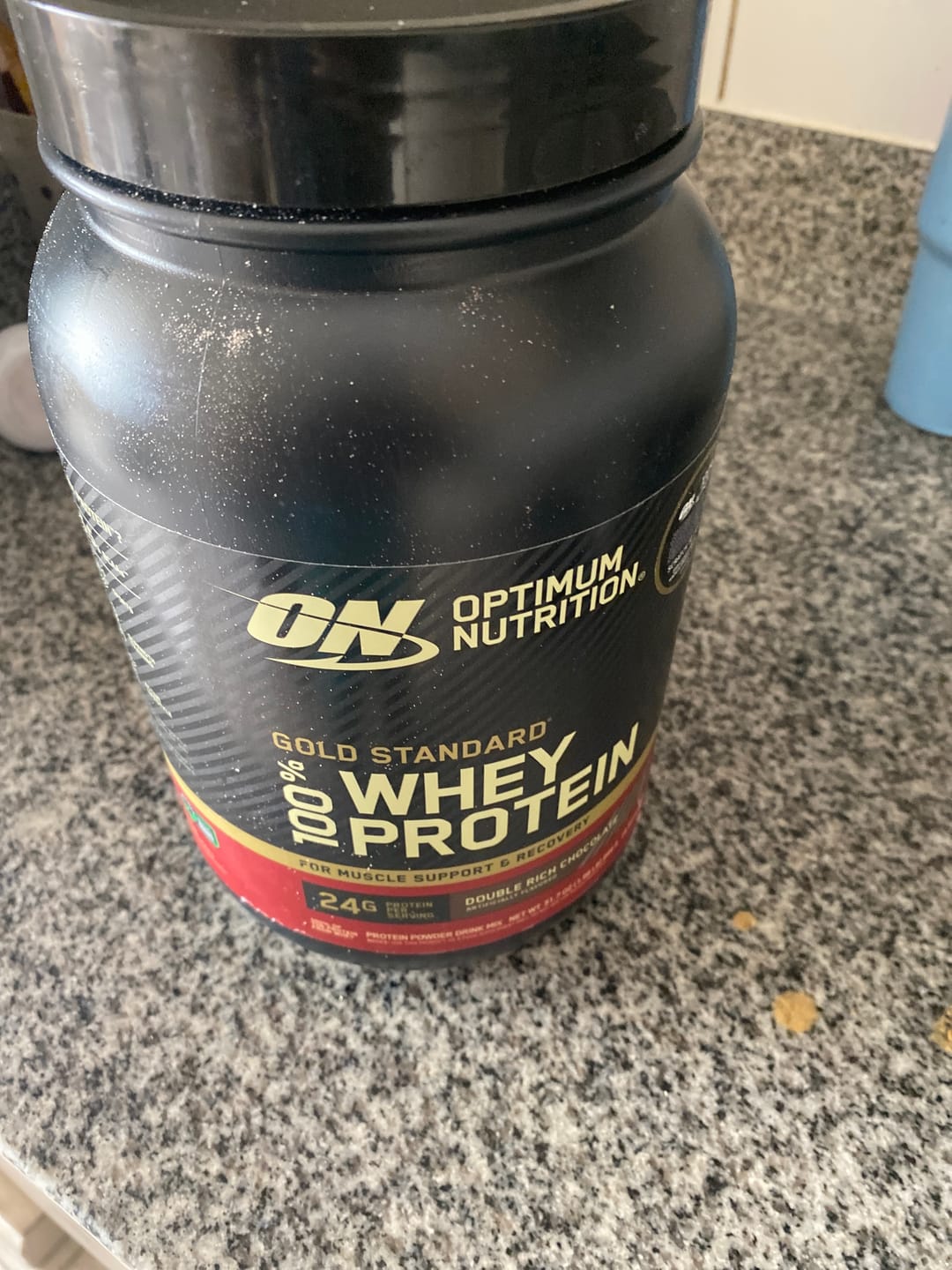 Customer photo review of 100% Whey Protein Gold Standard 2 lbs