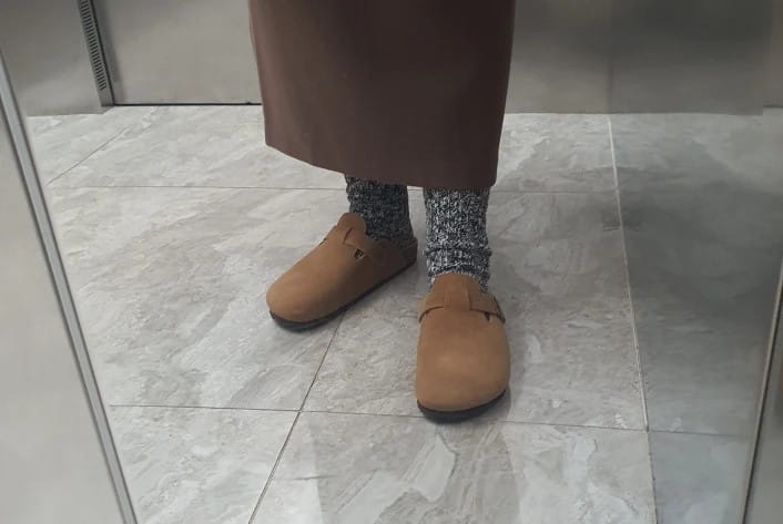 Customer photo review of Pantoufles de Sabots Boston Confortables