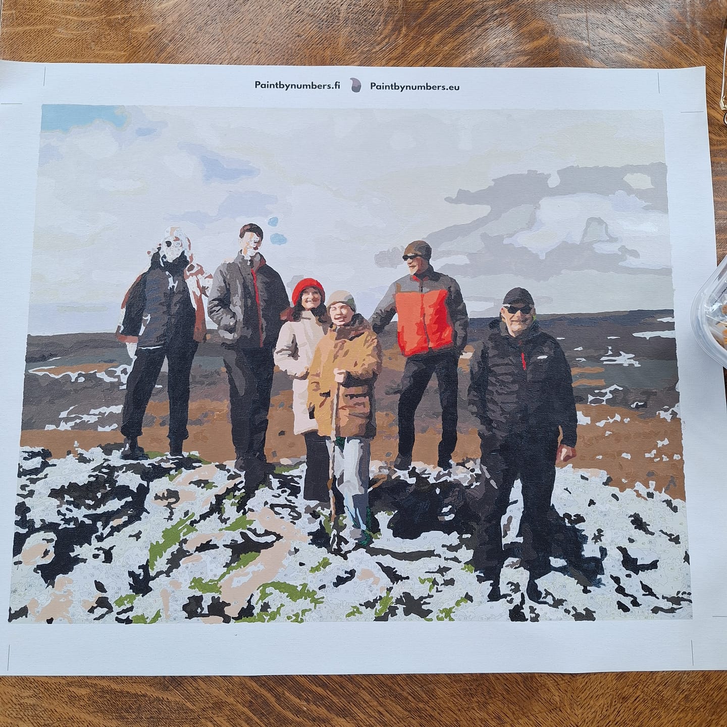 Customer photo review of Numeromaalaus omasta kuvasta
