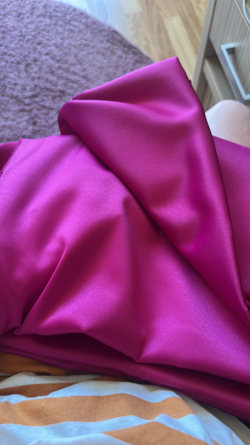 Customer photo review of Tafta Elastica Premium Sidefata Fucsia