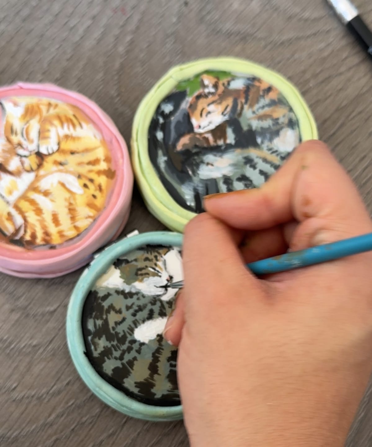 Customer photo review of Sakura Acrylic Color - Pintura Acrílica en Tubo 75 ml