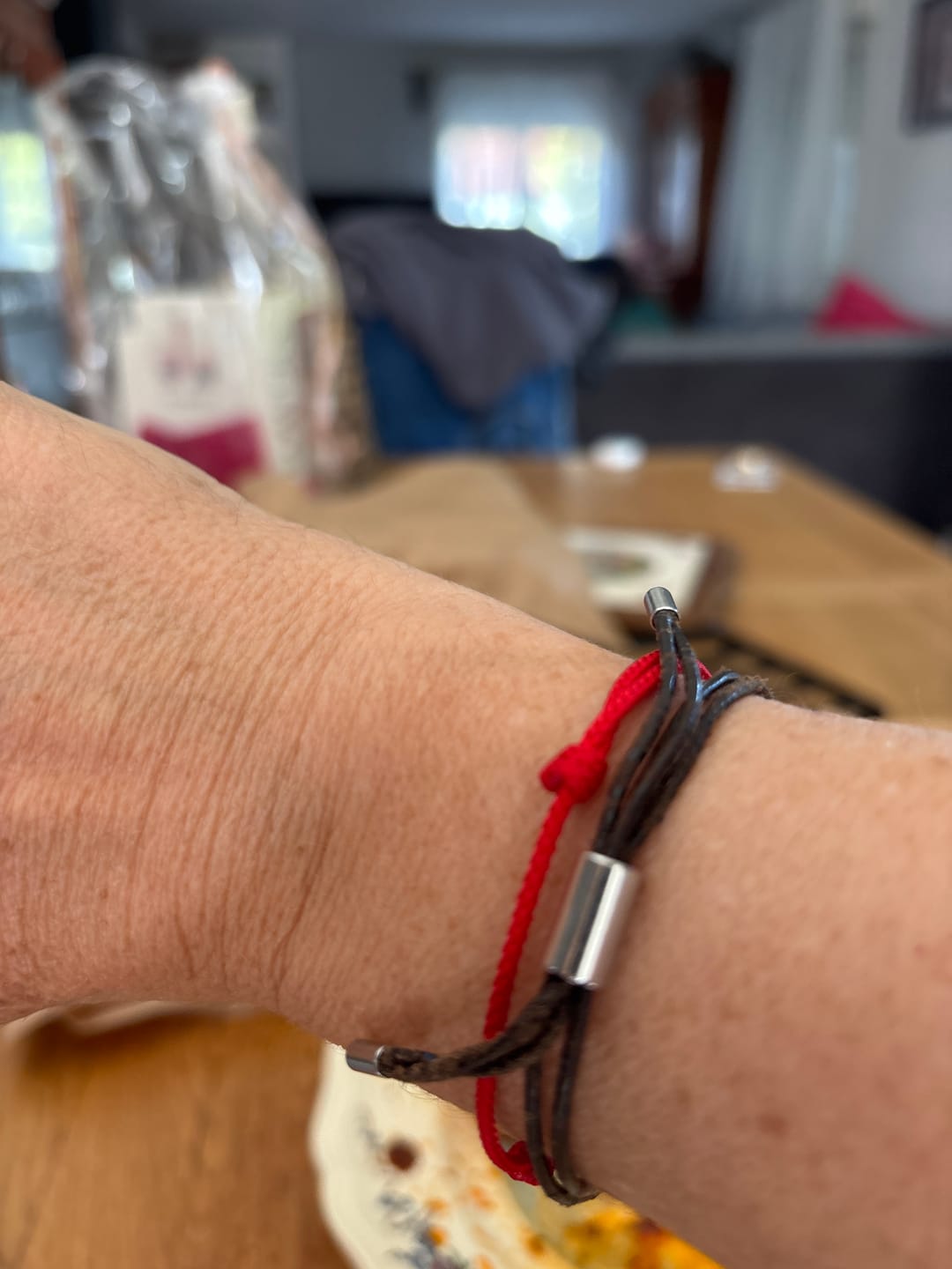 Customer photo review of Bracelet Porte Bonheur "Tibétain"