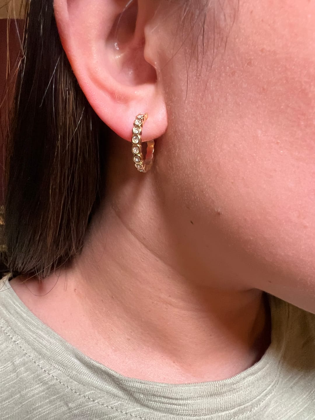 Customer photo review of Bezel Hoops