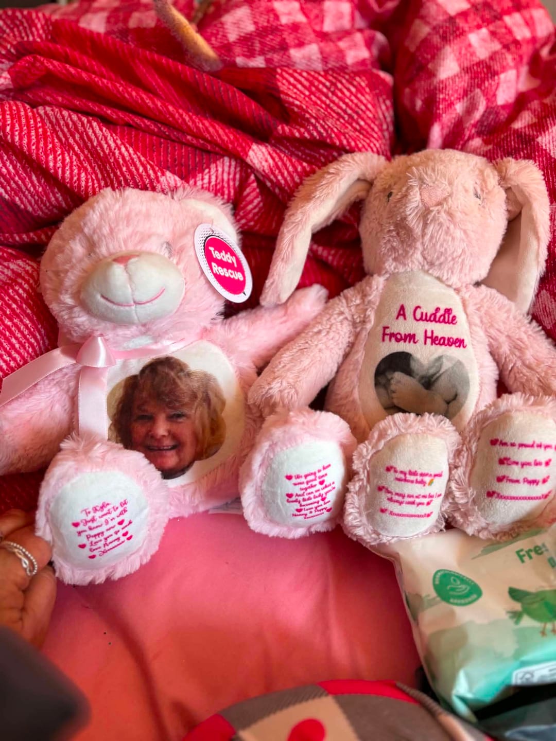Customer photo review of Item Personalisation