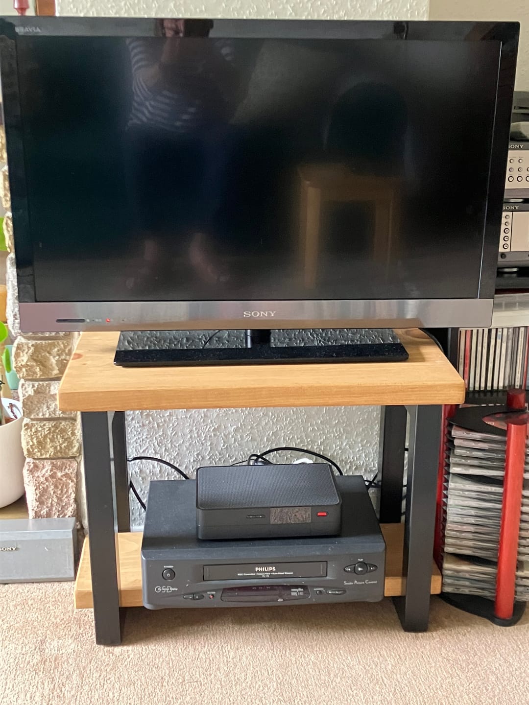 Customer photo review of Industrial style TV Stand | Media Unit