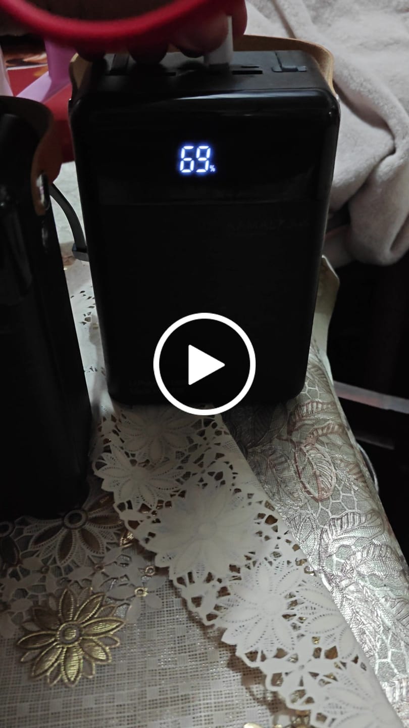 Customer video review of 160,000mAH 88W & 65W PD Fast Power Bank