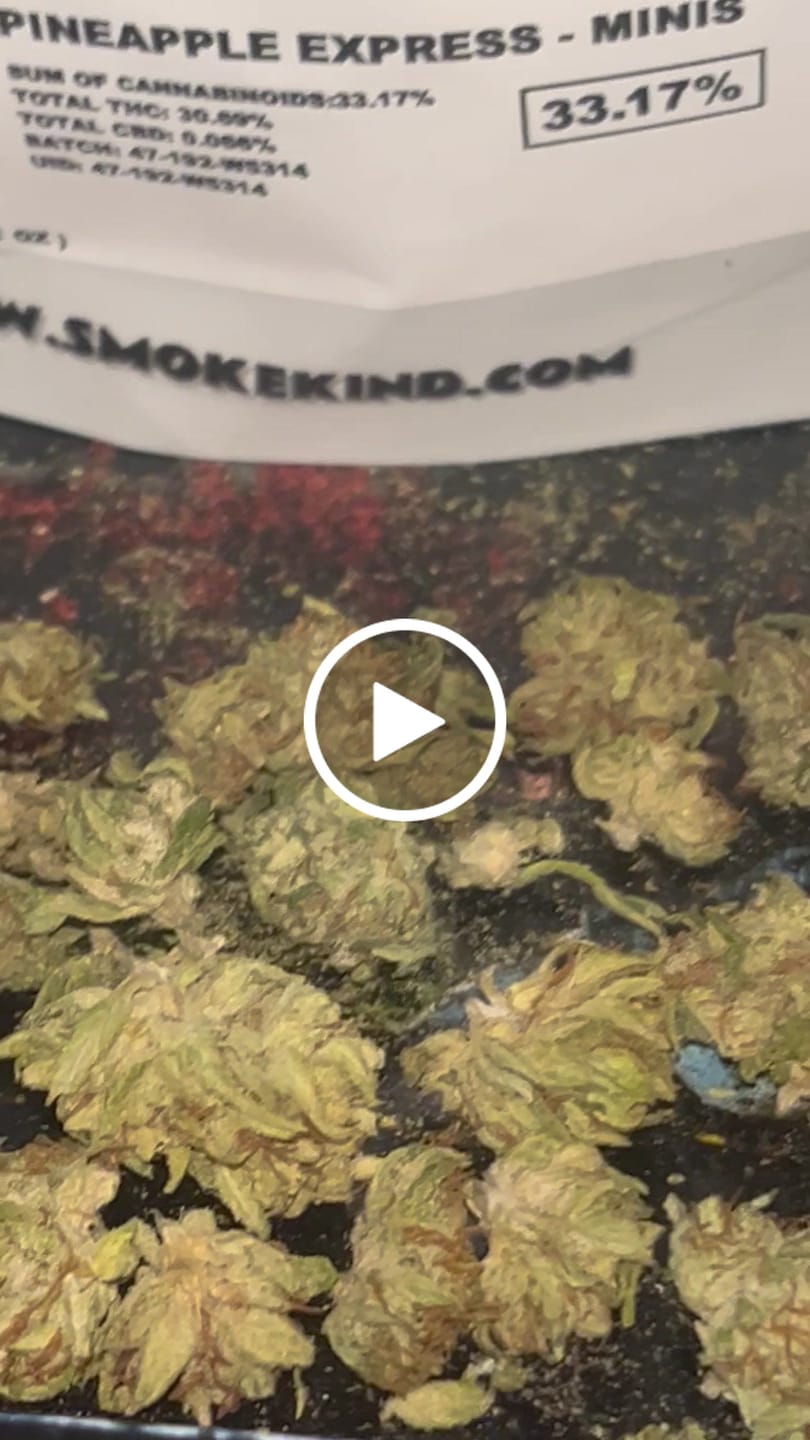 Customer video review of Pineapple Express - Minis - 28 Grams - Sativa