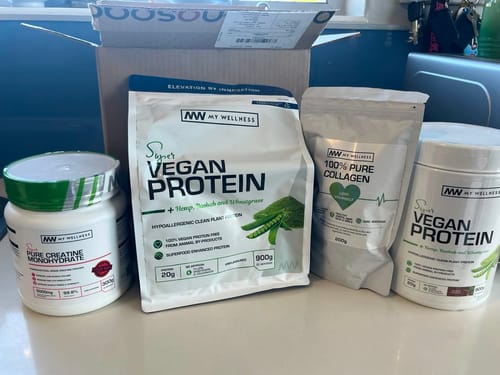 Customer photo review of My Wellness Super Vegan Protein