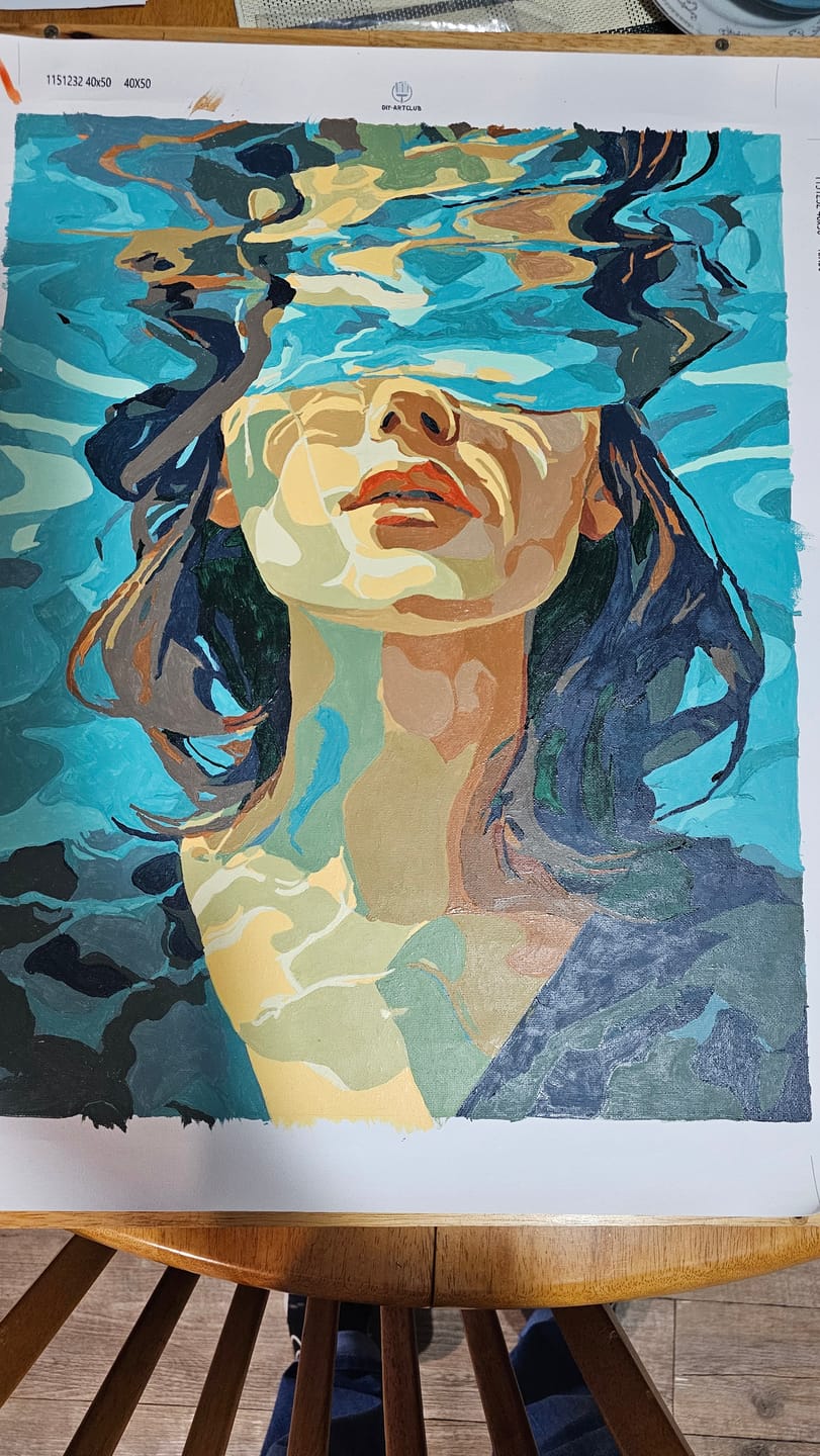 Customer photo review of Under | Paint by Number