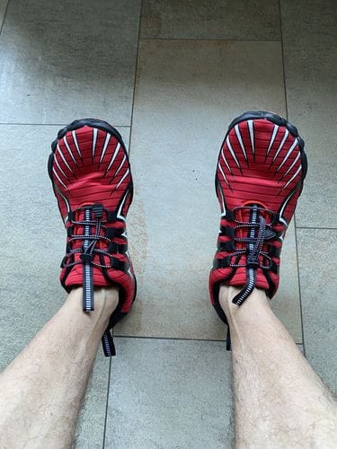 Customer photo review of Chaussures pieds nus confortables et flexibles