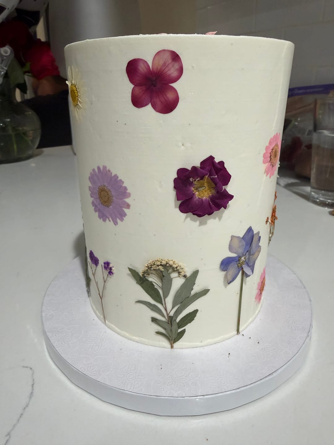 Customer photo review of Pressed Flowers Garden