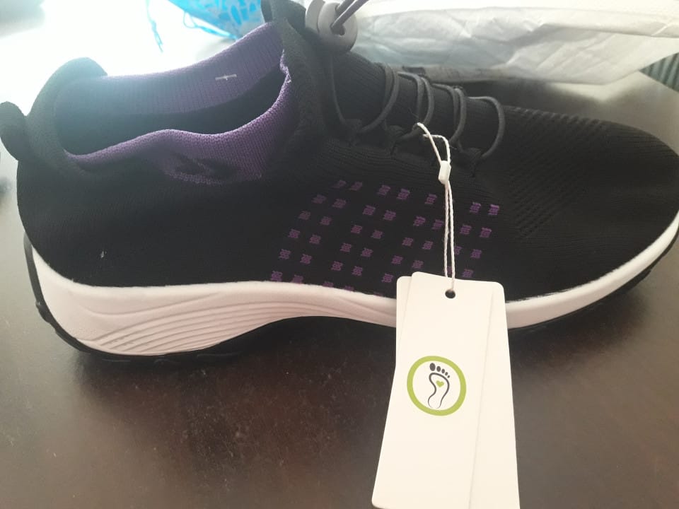 Customer photo review of Baskets Légères et Respirantes pour Femme - Confort et Style