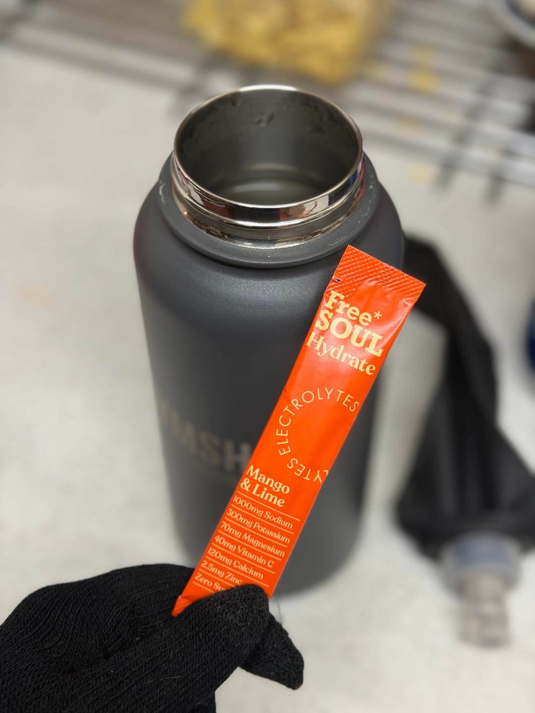 Customer photo review of Free Soul Hydrate Electrolyte Powder