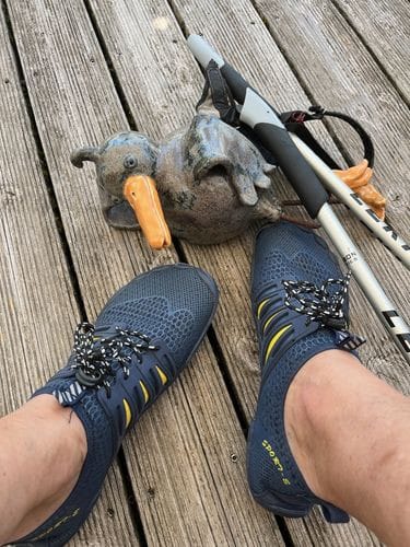 Customer photo review of Chaussures pieds nus confortables et flexibles