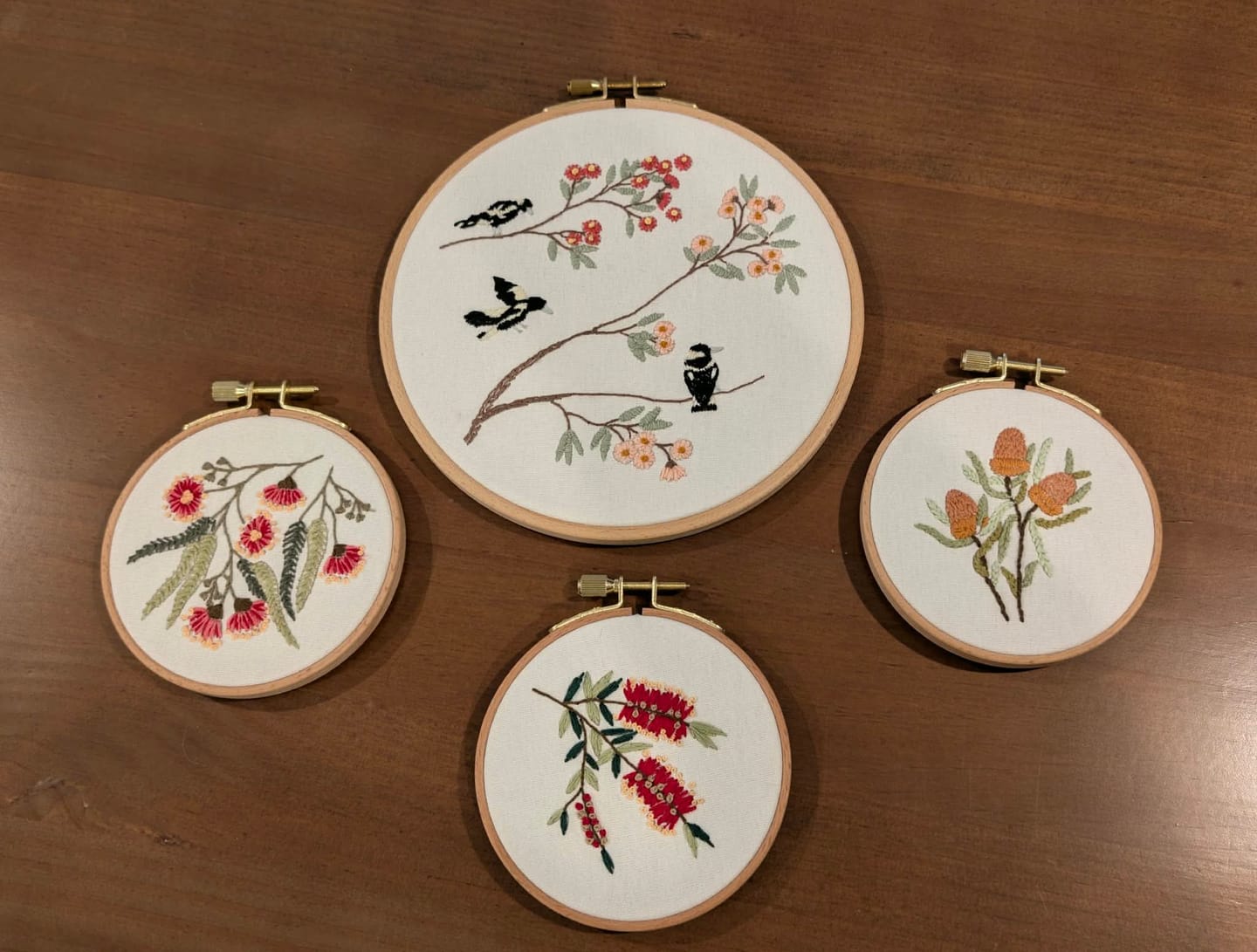 Customer photo review of Banksia Embroidery Kit