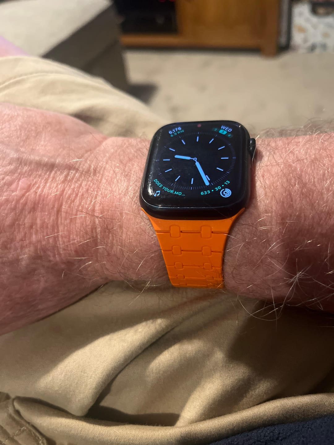 Customer photo review of Magnetic Soft Silicone Strap for Apple Watch