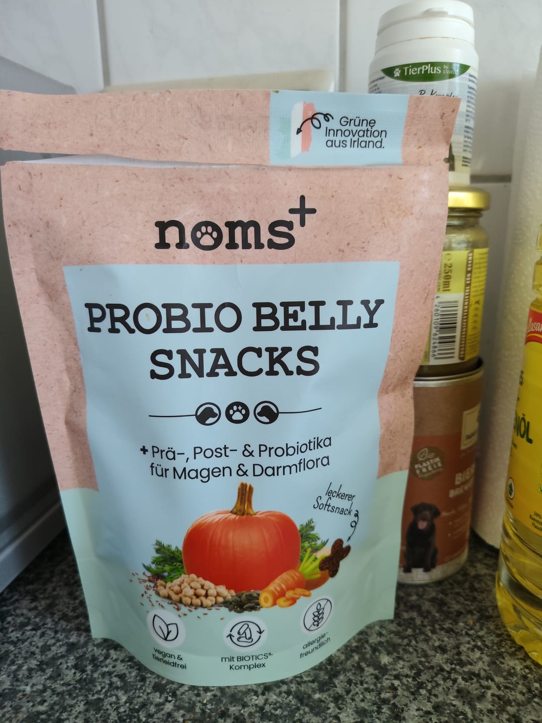 Customer photo review of Probio Belly Snacks für Hunde mit BIOTICS³-Komplex: Präbiotika, Probiotika & Postbiotika