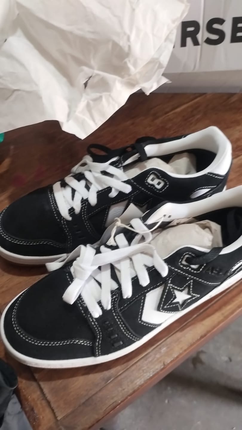 Customer photo review of Zapatillas Converse Chuck Taylor Core As-1 Pro Negro Blanco
