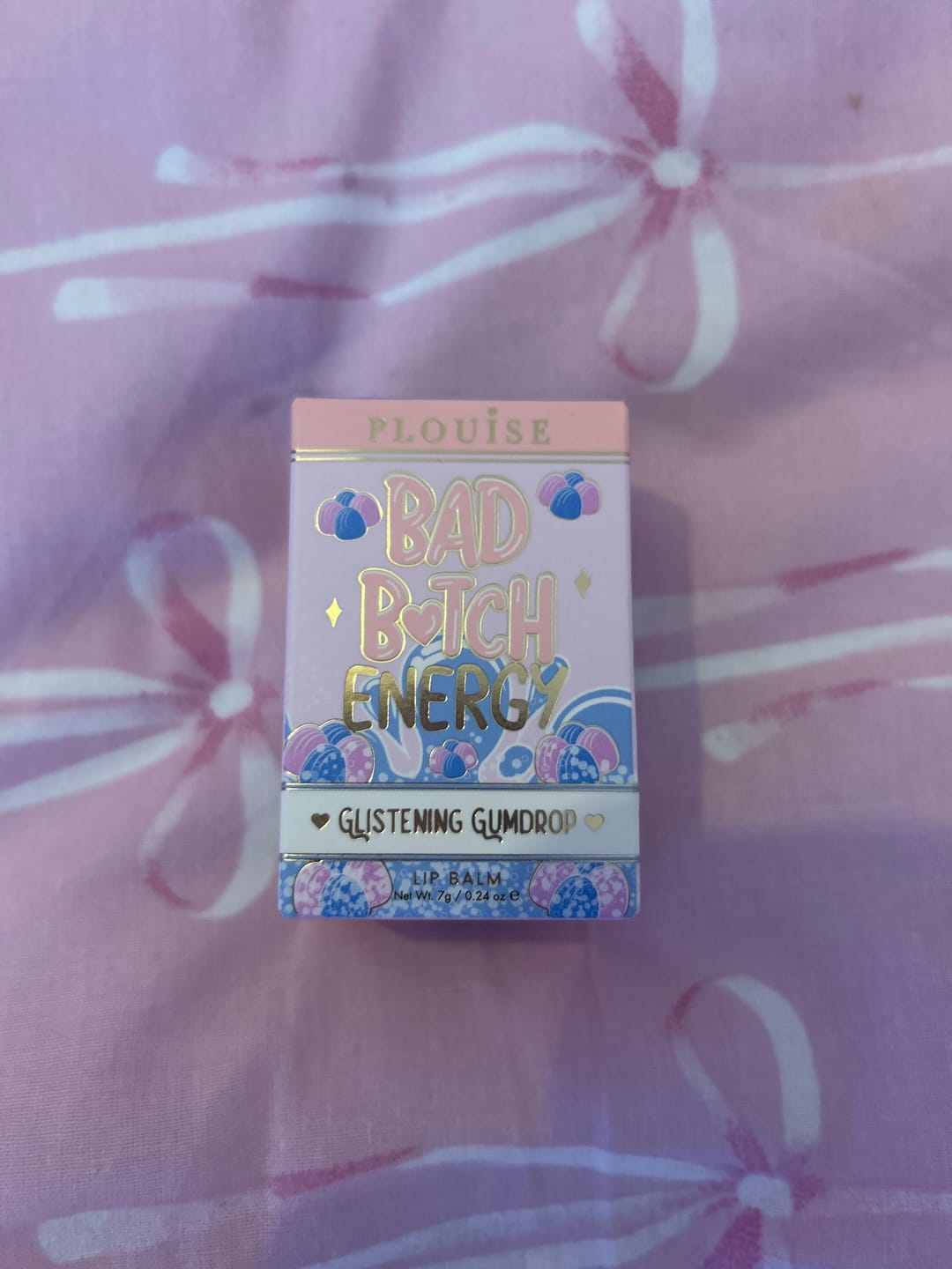 Customer photo review of Bad Bitch Energy Keychain Lip Balm