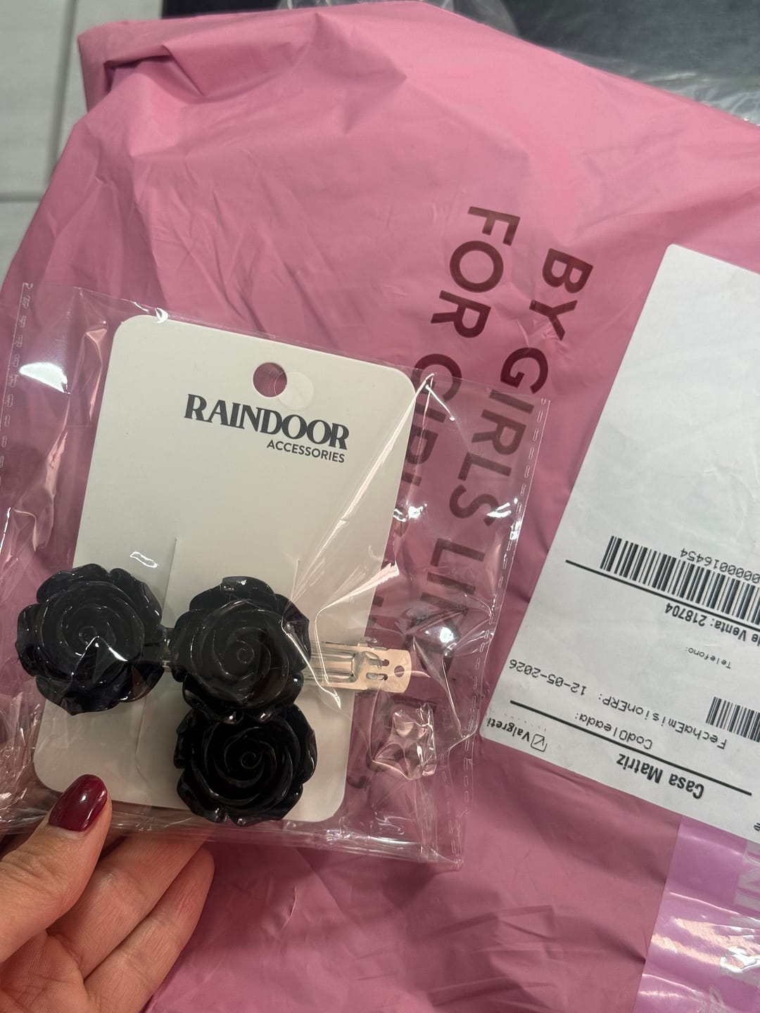Customer photo review of Pinza Flowers Black