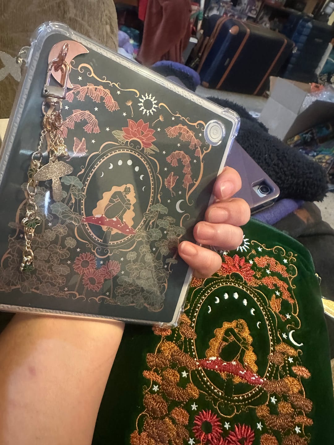 Customer photo review of Wonderland eReader Sticker Insert