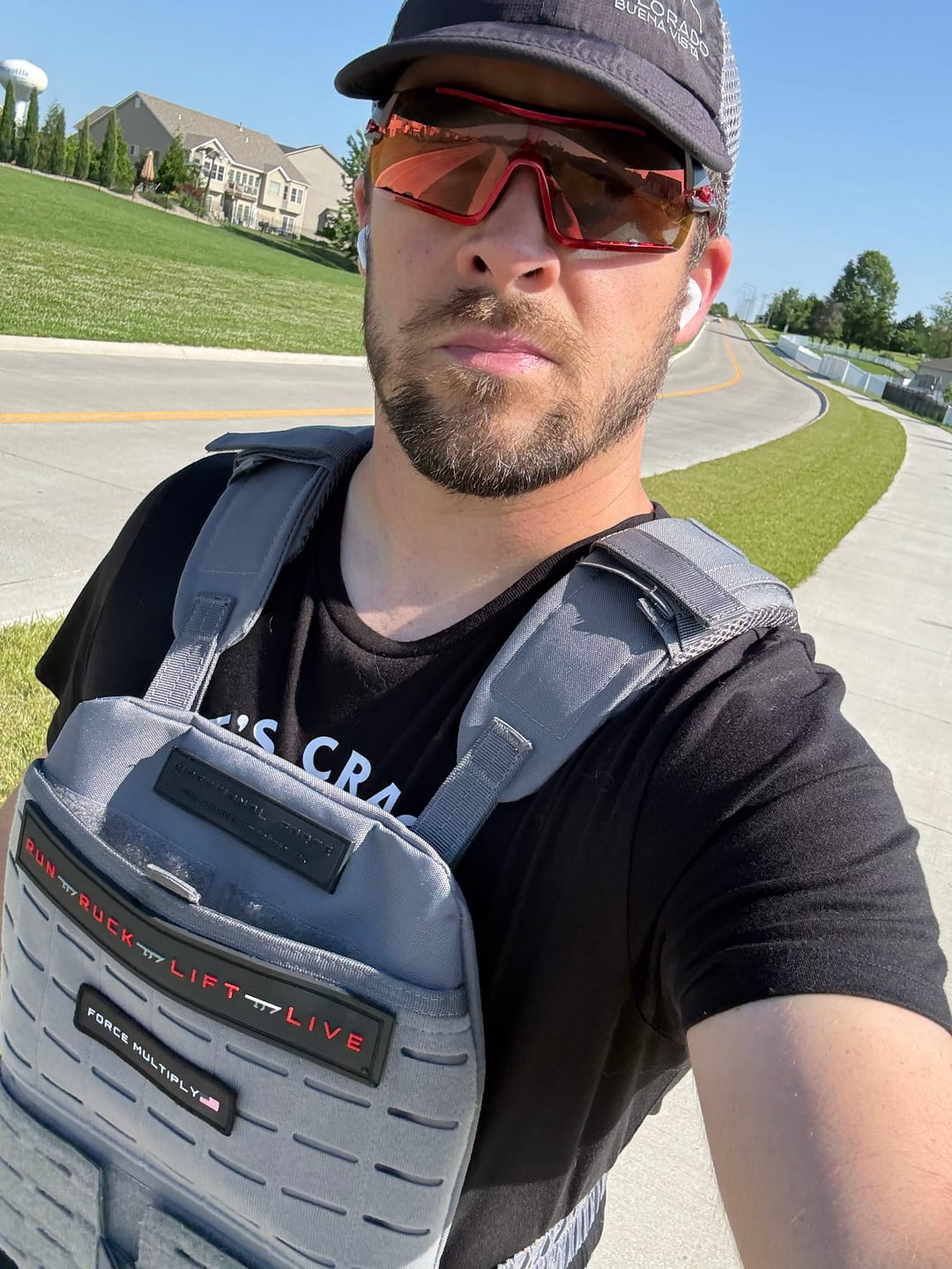 Customer photo review of Centurion Weight Vest - Gray Day