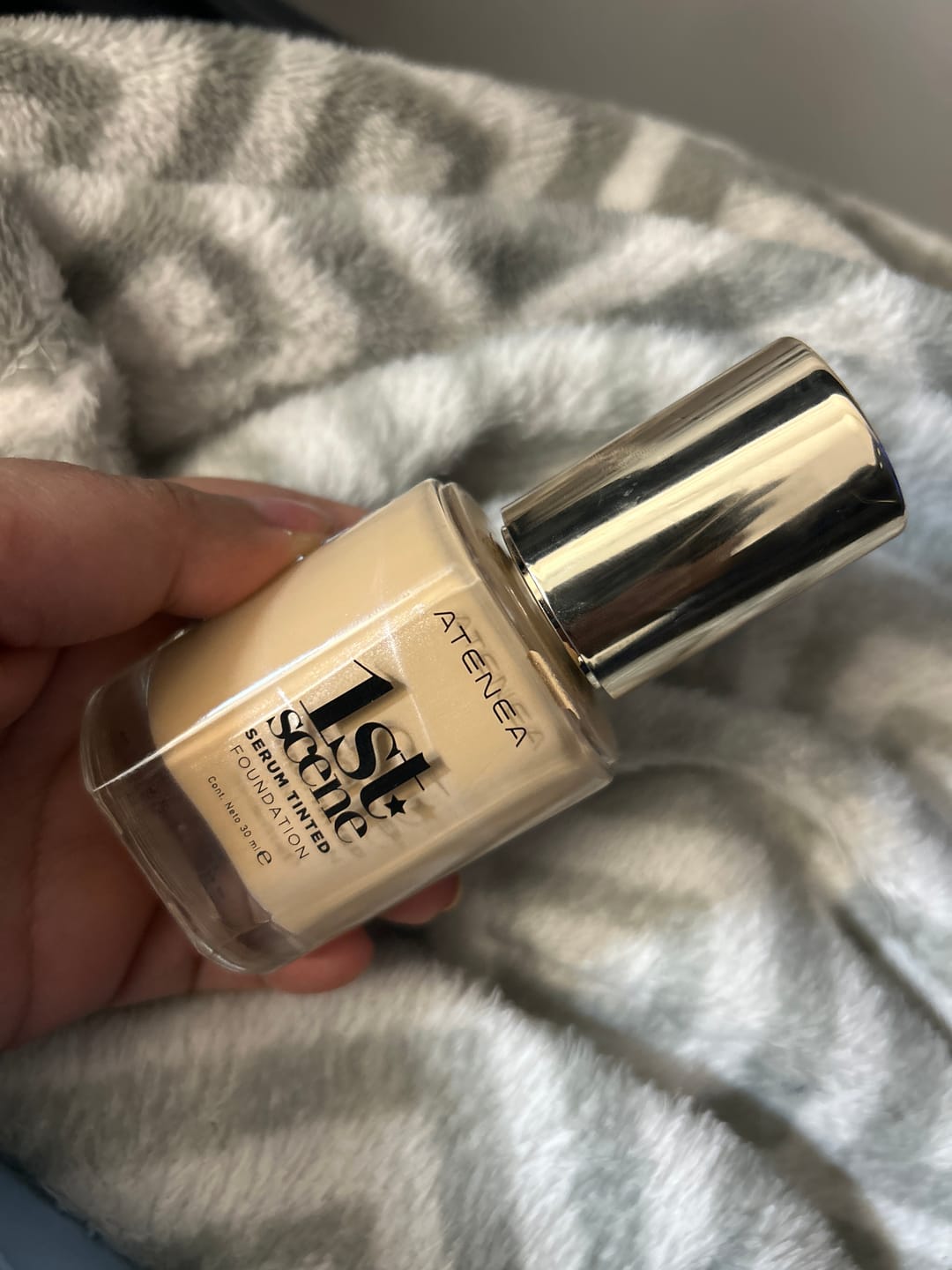 Customer photo review of TINTA DE MAQUILLAJE | SERUM TINTED