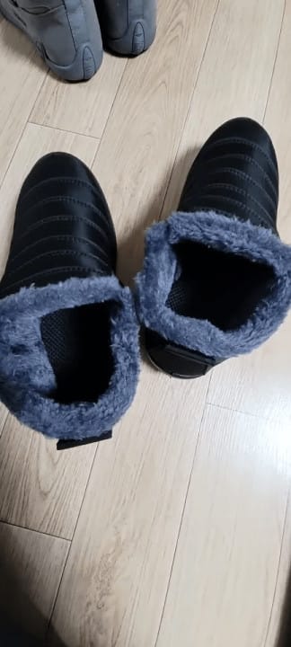 Customer photo review of Bottes doublées et imperméables pour l'hiver - B&J™