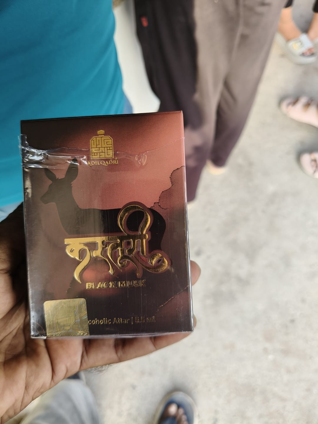 Customer photo review of Kasturi Musk Attar Perfume 5.5 ML