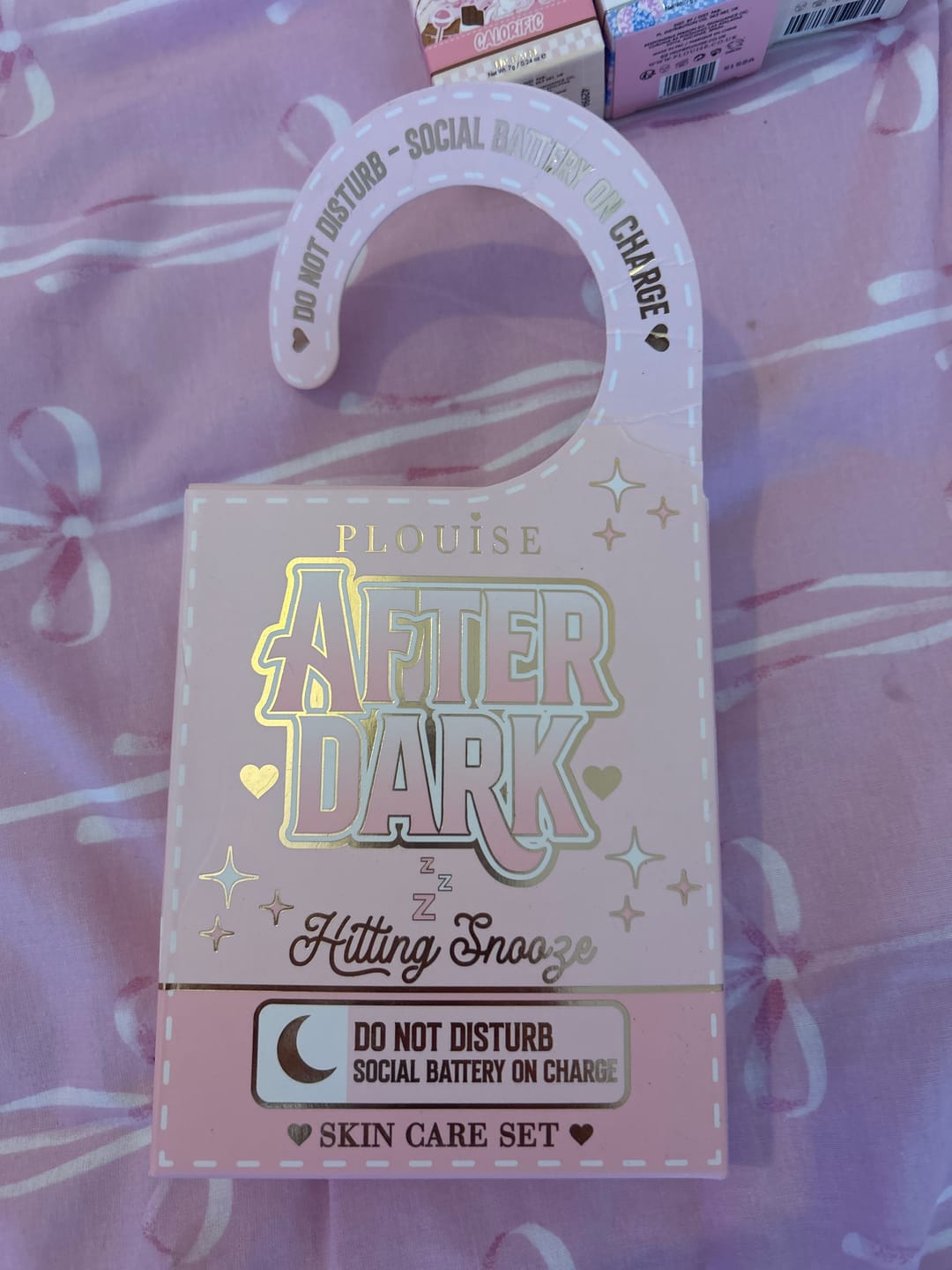Customer photo review of After Dark - Hitting Snooze Nighttime Skincare Set
