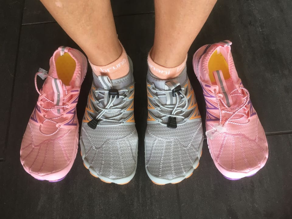 Customer photo review of Chaussures pieds nus confortables et flexibles