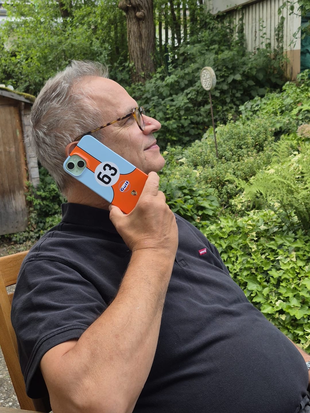 Customer photo review of 917K #20 Gulf 24h LM 1970 Livery - Individuelle Hardcase Hülle für iPhone