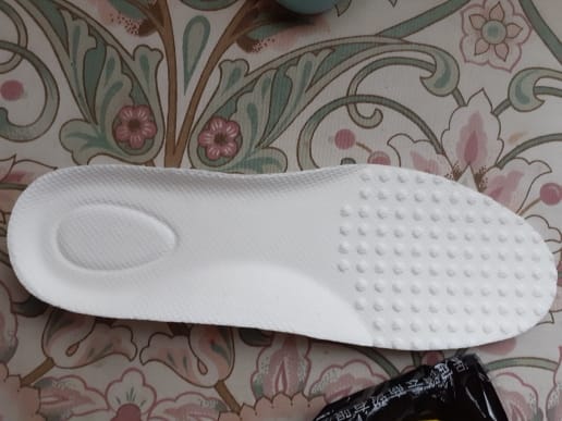 Customer photo review of Semelles en mousse pour toutes les chaussures