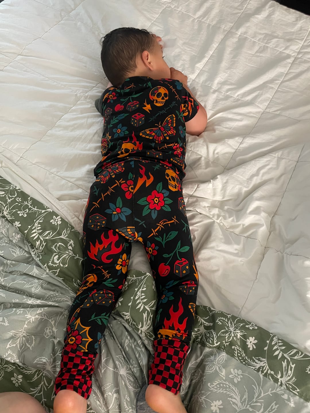 Customer photo review of Short Sleeve Bamboo Two Piece Set in Inkworks
