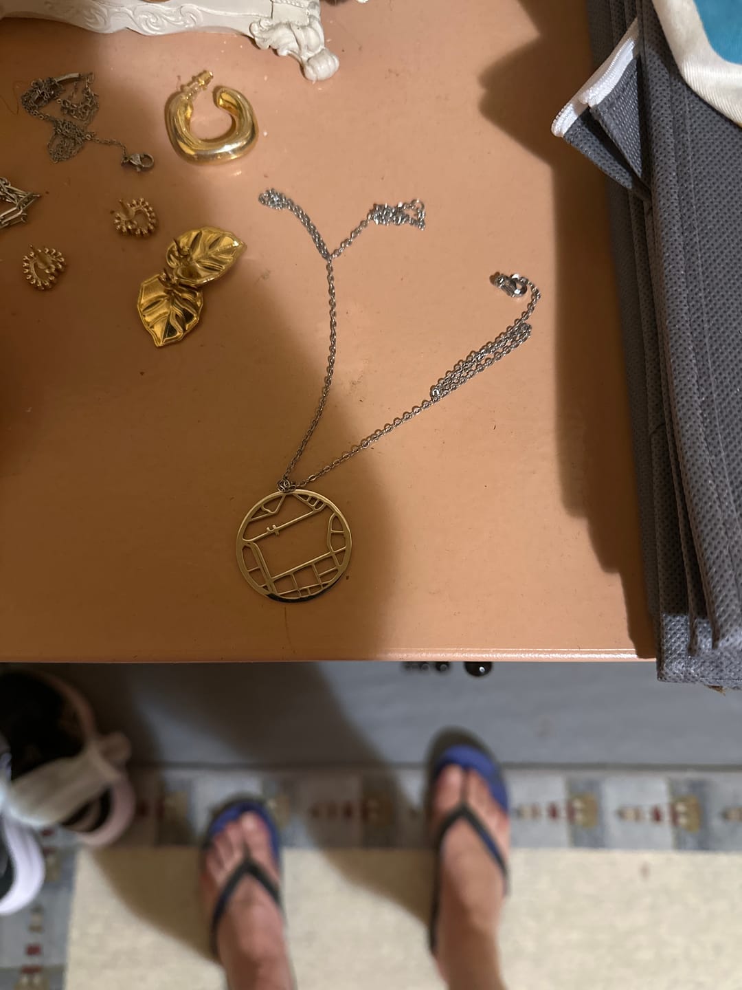 Customer photo review of Εξατομικευμένο κολιέ με χάρτη