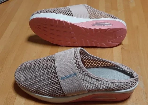 Customer photo review of Chaussons de Marche Confortables & Respirantes