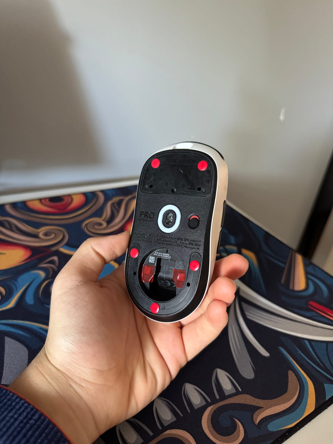 Customer photo review of X-Raypad Obsidian Mouse Skates