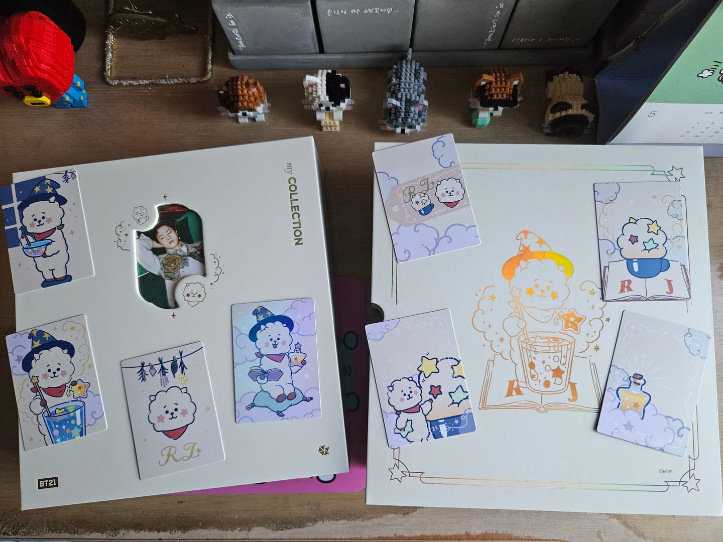 Customer photo review of BT21 with ULTBIAS  - RJ - A5 myCOLLECTION - Complete Set