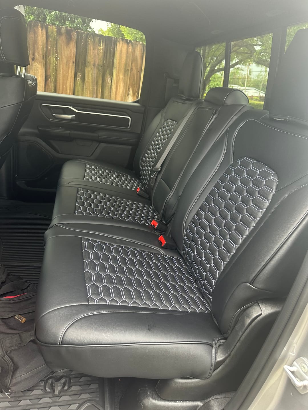 Customer photo review of 2019+ Dodge Ram 1500 TRX Leather Seat Covers