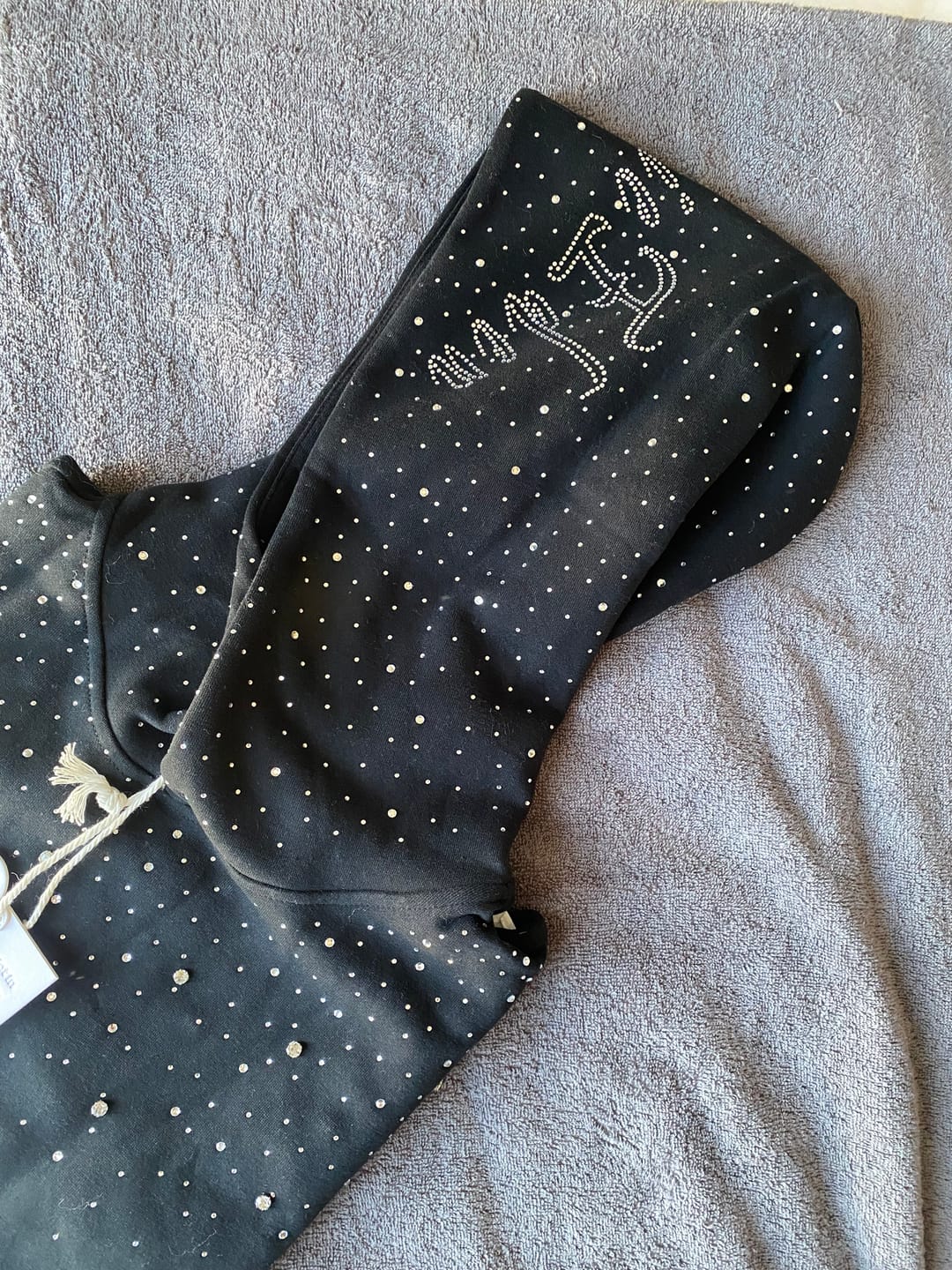 Customer photo review of Aelfric Eden Rhinestone Pullover Hoodie