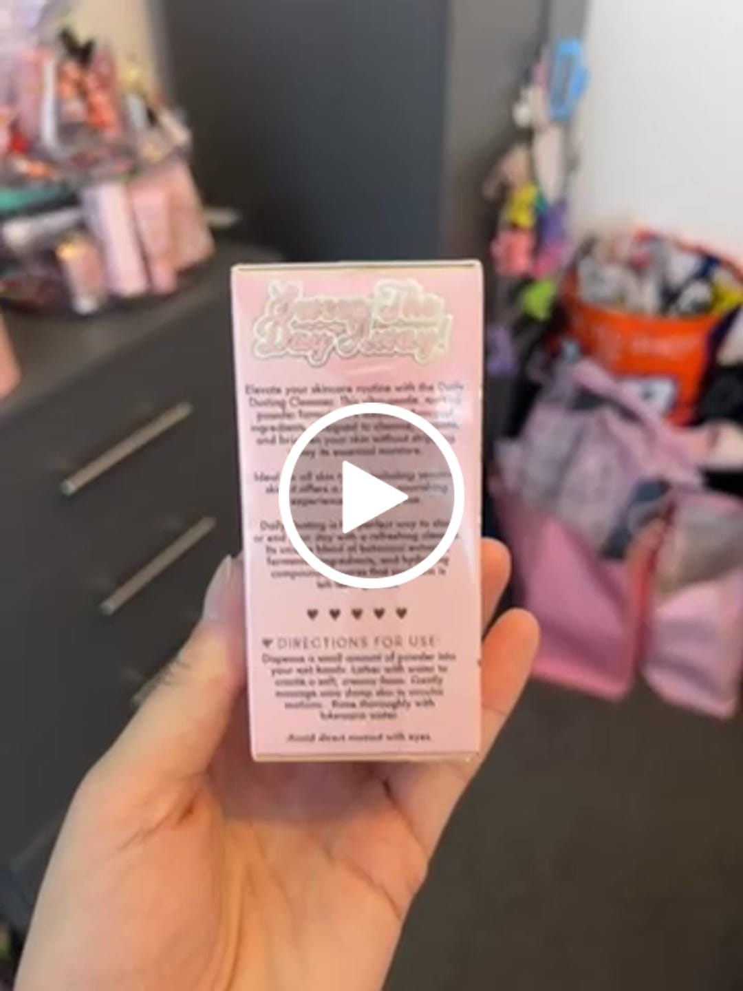 Customer video review of Daily Dusting Rice Powder Cleanser