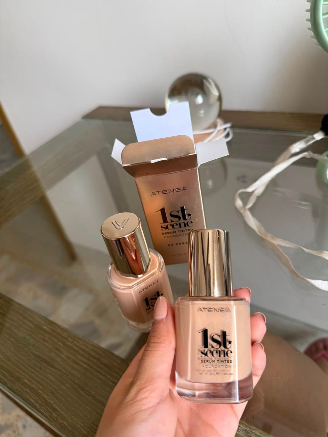 Customer photo review of TINTA DE MAQUILLAJE | SERUM TINTED