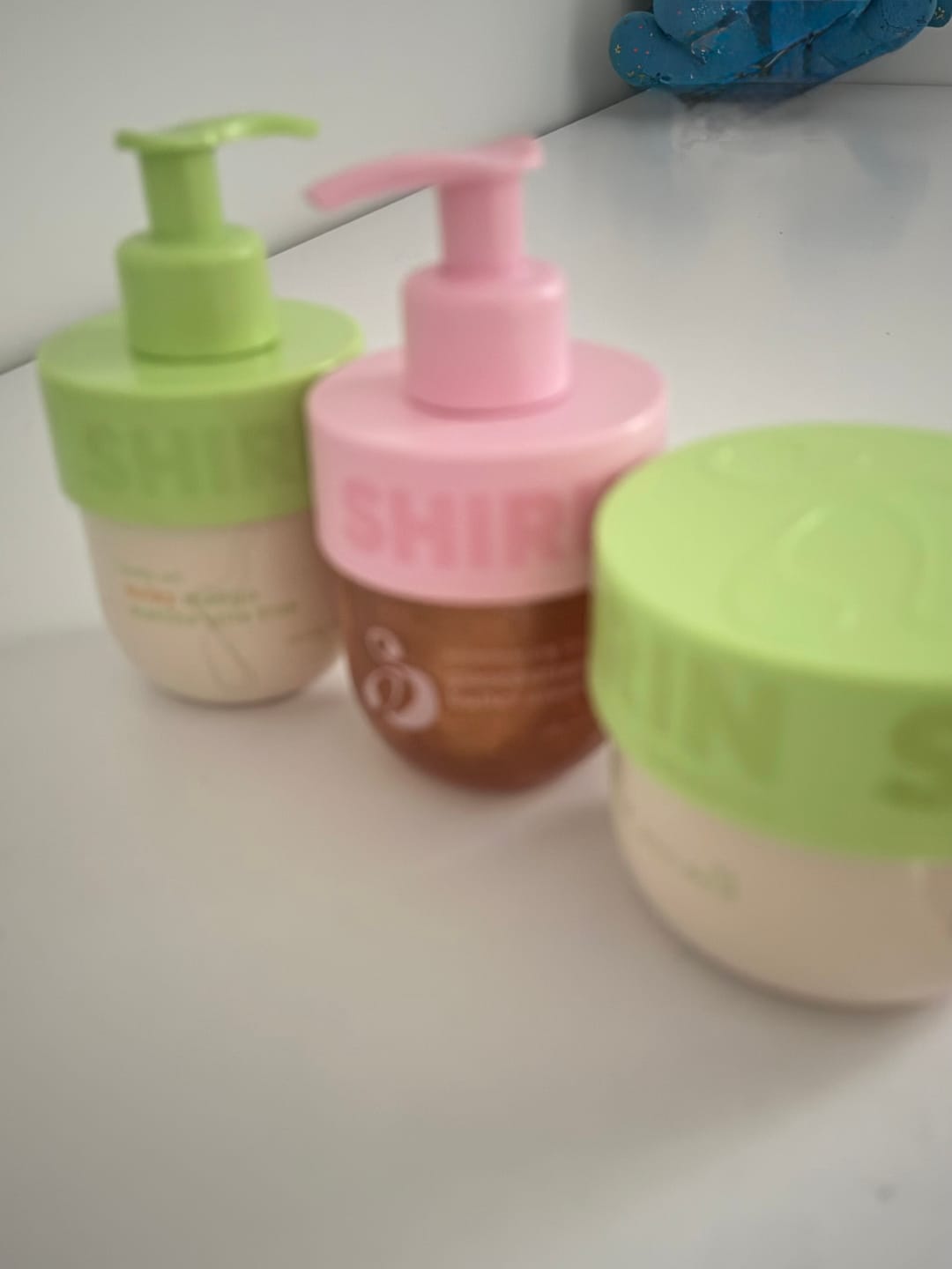 Customer photo review of Glow Girl Butter Set Milky Mango Matcha Latte Kiss