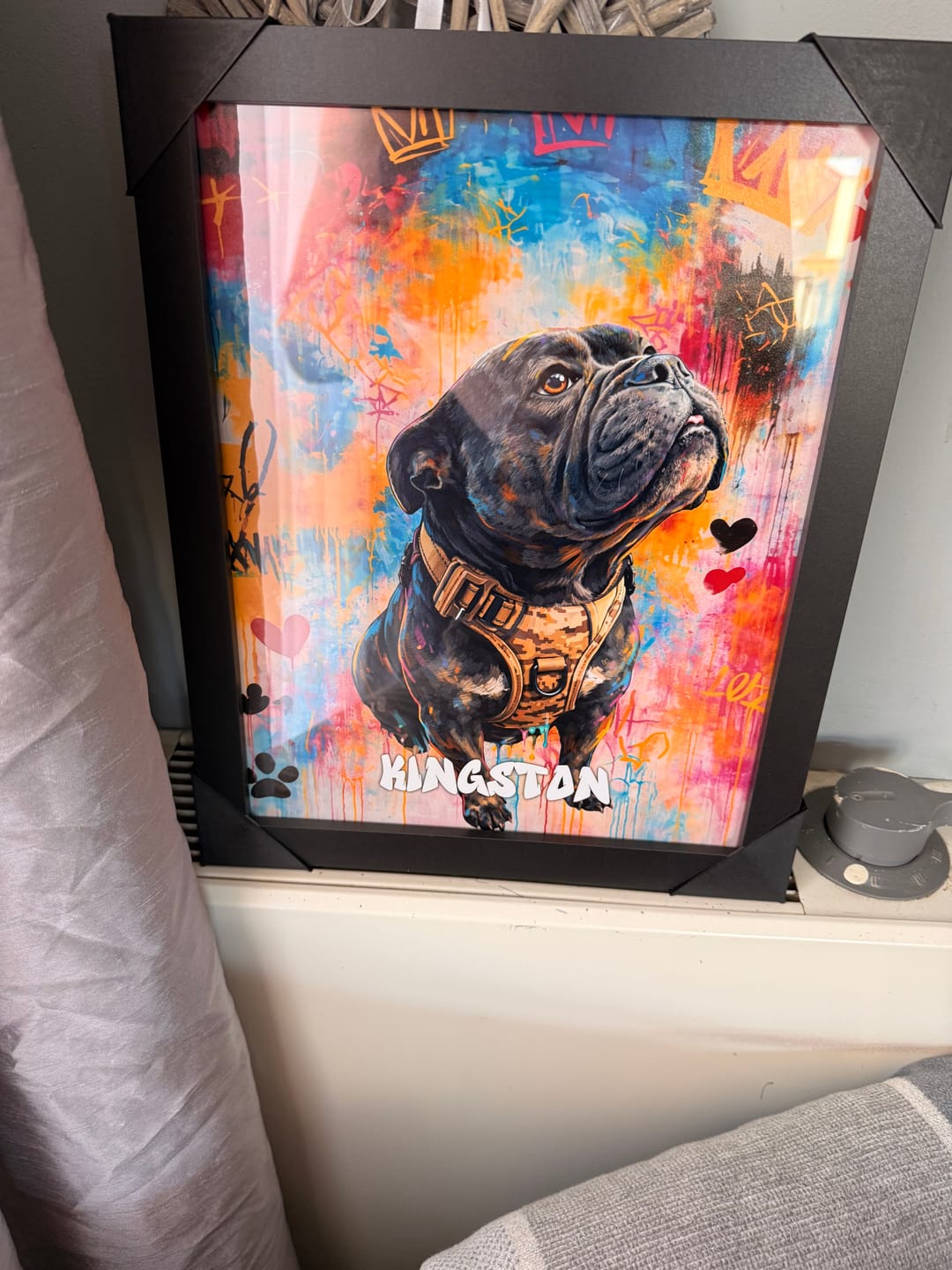 Customer photo review of Streetart -  Personalised Poster