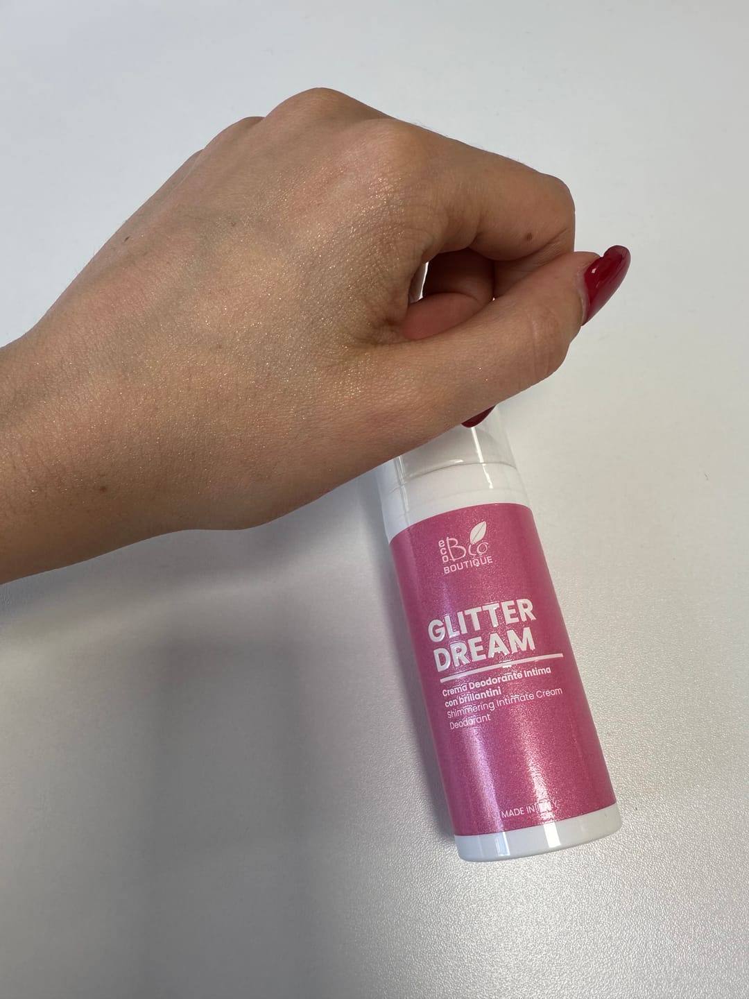 Customer photo review of Glitter Dream - Crema Intima