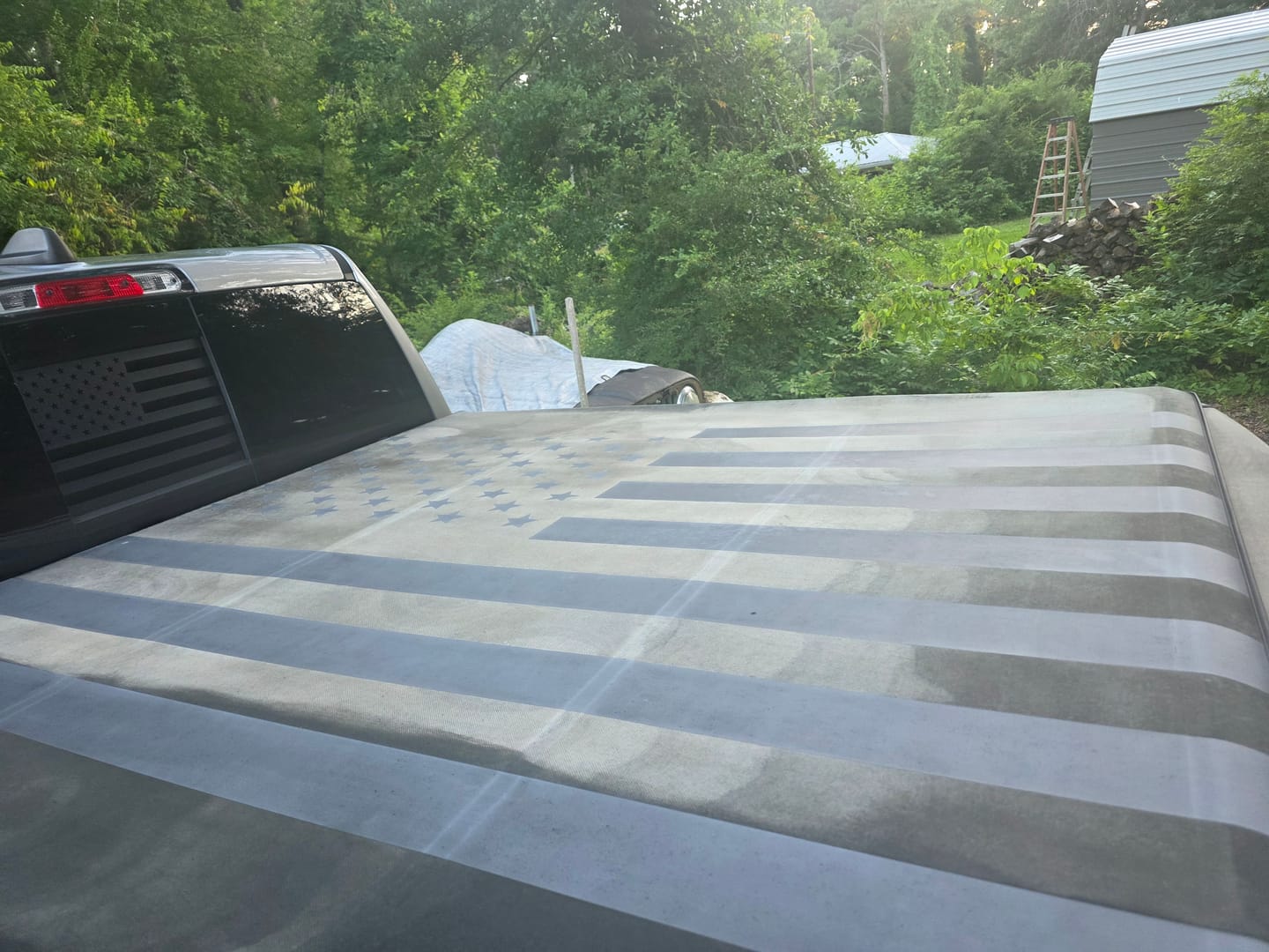 Customer photo review of BLACKLINE® BLACKOUT TRIM & TIRE DRESSING