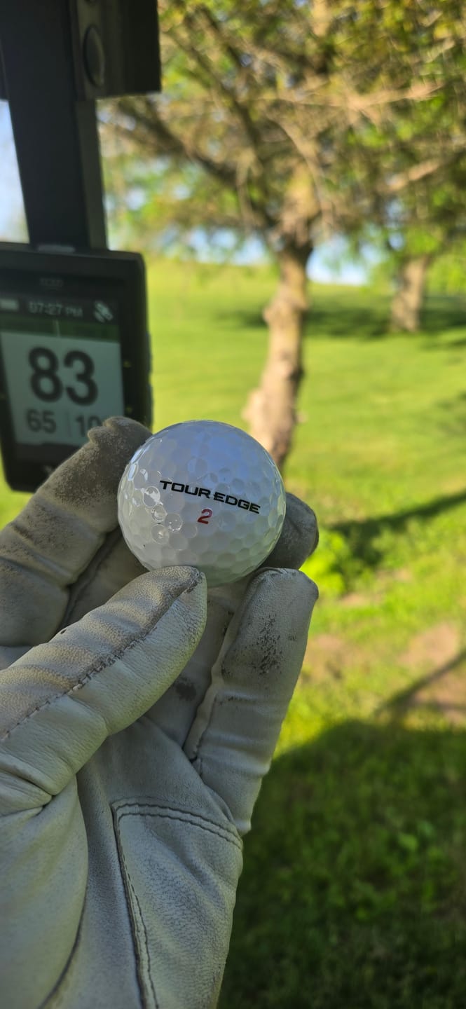 Customer photo review of Hot Launch Golf Balls